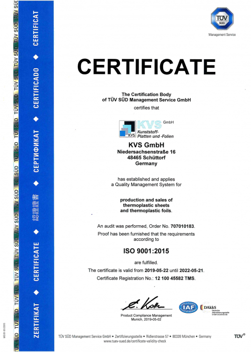 KVS Certificate ISO 9001_2015-1
